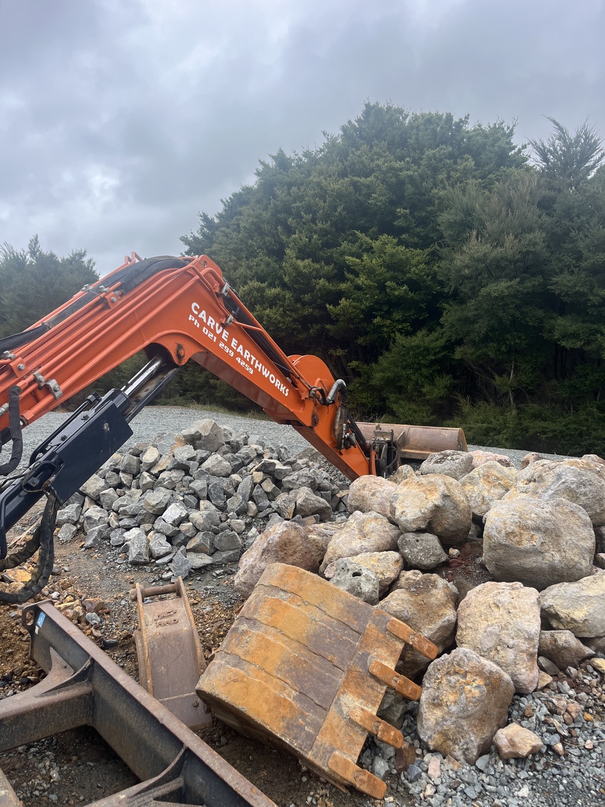 Carve Earthworks Excavator